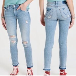 MOTHER The Rascal Ankle undone hem - Vacation Temptation